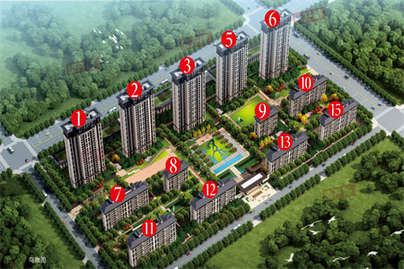 城北嘉誉佳苑3室2厅2卫102万118m2出售